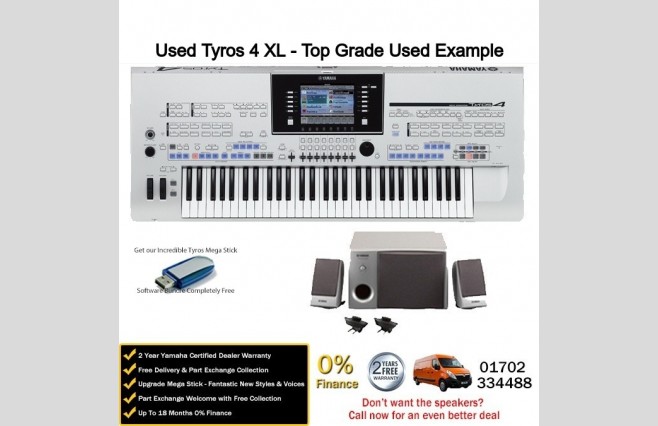Used Yamaha Tyros 4 XL Top Grade Example - Image 1